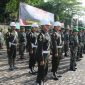 Suasana upacara gelar pasukan operasi lilin candi 2024, dalam rangka pengamanan natal dan tahun baru 2025.