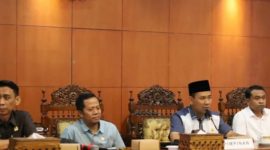 Suasana rapat anggota DPRD Blora.