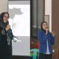 Dua Pembicara: Desi, perwakilan dari DP3A (Dinas Pemberdayaan Perempuan dan Perlindungan Anak) dan Fara Widtha (Mahasiswa Universitas Semarang). (Dok.Ist USM)