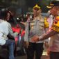Suasana pengamanan perayaan malam pergantian tahun baru 2025 oleh Polda Jateng. (Dok.Ist)