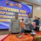 Kapolres Jepara AKBP Wawan Andi Susanto saat ungkap kasus persetubuhan anak. (Dok.Iat)