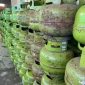 Foto tumpukan tabung gas elpiji 3 kg. (Dok.Ist)