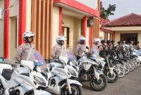 Foto: Apel Gelar Pasukan untuk Operasi Keselamatan Lalu Lintas Candi. Senin, 10 Februari 2025.