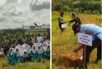 Foto: Kegiatan penanaman 1000 pohon disekitar Gunung Kendeng. (Dok. Ist)