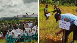 Foto: Kegiatan penanaman 1000 pohon disekitar Gunung Kendeng. (Dok. Ist)