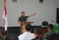 Foto: Dandim Pati Letkol Inf. Jon Young Saragi, saat sosialisasi swasembada pangan. (Dok. Ist)