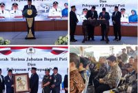 Foto: Kegiatan Kalapas Pati saksikan Sertijab Bupati Pati di Pendopo. (Dok. Ist)