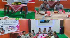 Foto: Suasana acara puncak HPN 2025 Grobogan Network di RM KSK Toroh, Grobogan. (Dok. Ist)