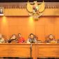 Foto: DPRD Kabupaten Blora menerima audiensi dari warga Desa Karanganyar, Kecamatan Todanan, terkait proyek pembangunan Bendungan Cabean.