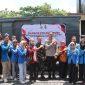 Foto: Kegiatan Baksos Polri Presisi bersama mahasiswa dari Aliansi Badan Eksekutif Mahasiswa (BEM) dan Pergerakan Mahasiswa Islam Indonesia (PMII) Kabupaten Demak.