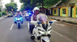 Polres Blora saat patroli Ngabuburit, pastikan Kamtibmas terjaga.
