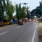 Jalan Raya Randublatung Blora nampak lancar.