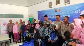 Polres Blora menggandeng sejumlah awak media dalam kegiatan Ramadhan Berbagi di Sekolah Luar Biasa (SLB) Negeri Randublatung pada Rabu, (12/3/2025).
