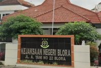 Kantor Kejaksaan Negeri (Kejari) Kabupaten Blora, Jawa Tengah.