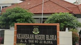 Kantor Kejaksaan Negeri (Kejari) Kabupaten Blora, Jawa Tengah.