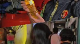 Satgas Pangan Polres Grobogan, saat melakukan pengecekan harga bahan pokok di Pasar induk Purwodadi Grobogan. Jumat (14/3/2025).