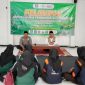 Para peserta pelatihan dapur umum dan pemenuhan gizi penyintas sedang dibreafing.