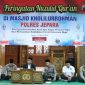 Suasana peringatan Nuzulul Qur'an Polres Jepara di Masjid Jami' Kholilurrohman Polres setempat, pada Senin (17/3/2025).