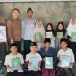 Perum Perhutani KPH Gundih, saat menyerahkan bantuan 18 buah mushaf Al-Qur’an Terjemahan kepada Majelis Nurul Hidayah Dusun Nangkas, Desa Monggot , Kecamatan Geyer, Kabupaten Grobogan.