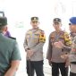 Kapolres Jepara AKBP Erick Budi Santoso, saat memimpin peninjauan sejumlah pos pengamanan hingga pos pelayanan mudik