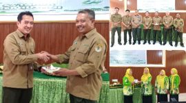 Kolase foto: Acara halalbihalal KPH Randublatung, yang dibarengi dengan Peringatan Hari Jadi Perhutani ke-64, dan Hari Jadi IIK ke-5.