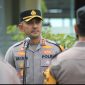 Kapolres Demak, AKBP Ari Cahya Nugraha, saat mengucapkan terima kasih kepada seluruh personel dan yang tergabung dalam Operasi Ketupat Candi.