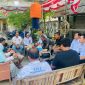 Komite Pemuda Peduli Pembangunan Desa (KP3D), saat berkumpul bahas dugaan korupsi di Desa Muktiwari.