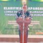 Kepala Desa Sidorekso, M. Arifin, saat membeberkan keunggulan desanya, pada klarifikasi lapangan Lomba Desa 2025 Kabupaten Kudus.