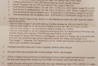 Foto: Surat Pemberitahuan Perkembangan Hasil Penyelidikan (SP2HP) dari Polres Salatiga, tanggal 8 Oktober 2024.