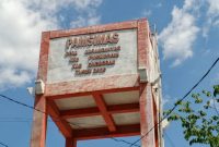 Tower Pamsimas (Program Penyediaan Air Minum dan Sanitasi Berbasis Masyarakat) Desa Karanganyar, Kec. Purwodadi, Kab. Grobogan.