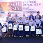 Kegiatan Rakernis Humas Polri di Akpol Semarang, dibarengi giat bakti sosial.