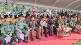 Foto: Perhutani KPH Telawa, saat menghadiri Pembukaan TNI Manunggal Membangun Desa (TMMD) Sengkuyung Tahap II tahun 2025 di Lapangan Desa Kayen Kecamatan Juwangi Kabupaten Boyolali.