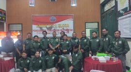 Foto: Kodim Blora, saat foto bersama jurnalis Blora, usai Coffee morning.