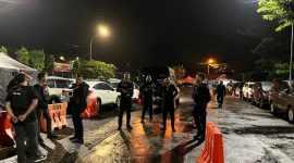 Polres Jepara saat patroli cegah aksi premanisme.