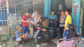 Satgas Preemtif Satbinmas saat melaksanakan sambang dan penyuluhan dalam mencegah aksi premanisme, Rabu (21/5/2025).