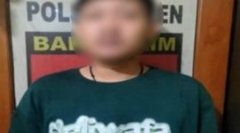 Terduga pelaku pembacokan.