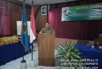Julie Irahadi, Wakil Adm KPH Semarang, saat memberikan sambutan pada acara RAT tutup buku 2024. Selasa (20/5/2025).