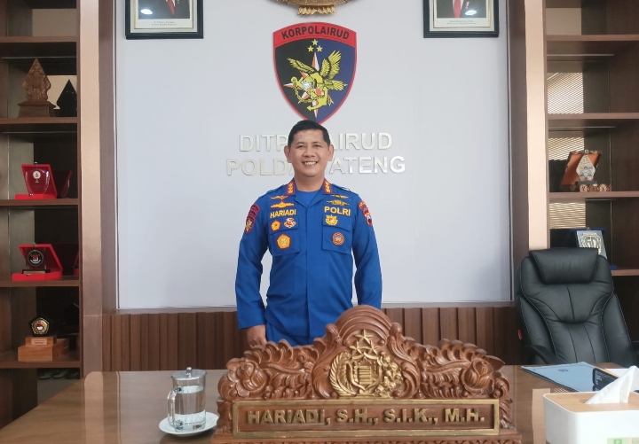 Dirpolairud Polda Jateng, Kombes Pol Hariadi.