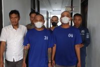 3 pelaku pembacokan saat digelandang Satreskrim Polres Demak.