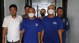 3 pelaku pembacokan saat digelandang Satreskrim Polres Demak.