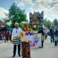 Masyarakat Desa Temulus, Kec. Randublatung, Kab. Blora, saat menggelar acara Sedekah Bumi.