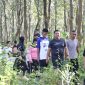Polres Grobogan bersama keluarganya, saat mengunjungi destinasi wisata alam Air Terjun Widuri. Nampak Kapolres Grobogan AKBP Ike Yulianto memimpin kegiatan Trail run ke lokasi wisata.