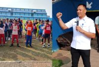 Suasana para calon peserta didik baru saat mengikuti seleksi penerimaan murid Khusus Kelas Olahraga SMP 3 Kudus.