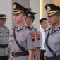 Polres Demak saat gelar Sertijab Wakapolres, PJU, dan Kapolsek Gajah.