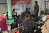 Suasana perayaan ulang tahun Media Cakrawala Merdeka ke 28 tahun.