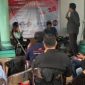 Suasana perayaan ulang tahun Media Cakrawala Merdeka ke 28 tahun.
