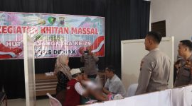 Suasana kegiatan bhakti sosial Polres Demak.