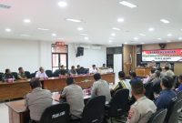 Polres Jepara saat rapat koordinasi dengan berbagai instansi di aula Mapolres setempat, pada Rabu (18/6/2025).