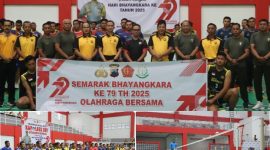 Suasana turnamen voli 