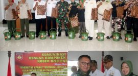Kegiatan Komsos Dandim Pati bersama KBT dan masyarakat.